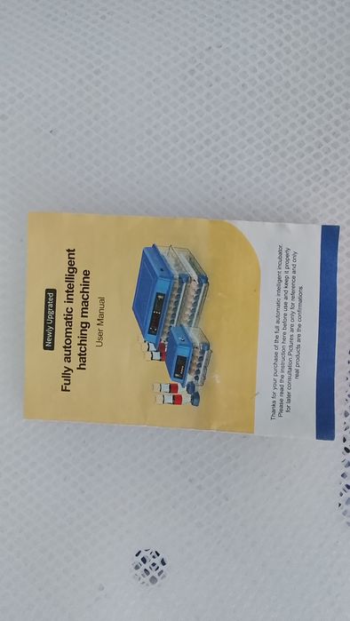 Yangi enkubator Xitoydan kelgan.
85-90% tuxumlar ochib chiqadi
Ochib c