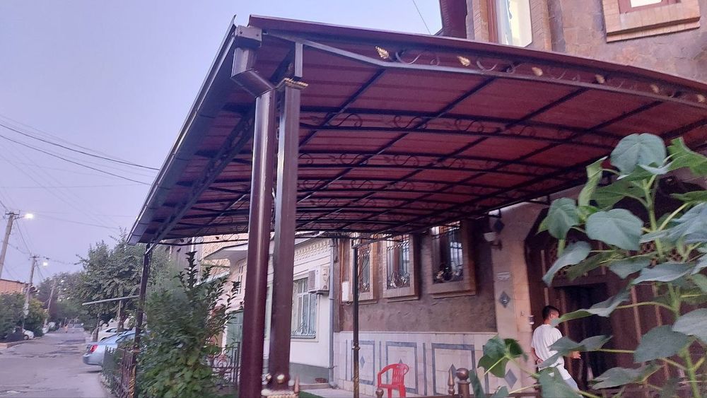 Ковка ишлари! Мустаҳкам решетка, замонавий навес, чиройли ограждения