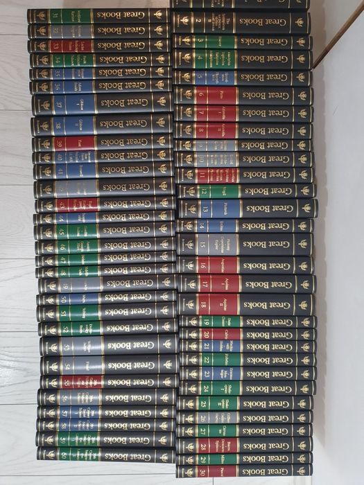 Set The Great Books of The Western World, Complet, 60 vol, IMPECABIL,NOU, Ed a 5-a