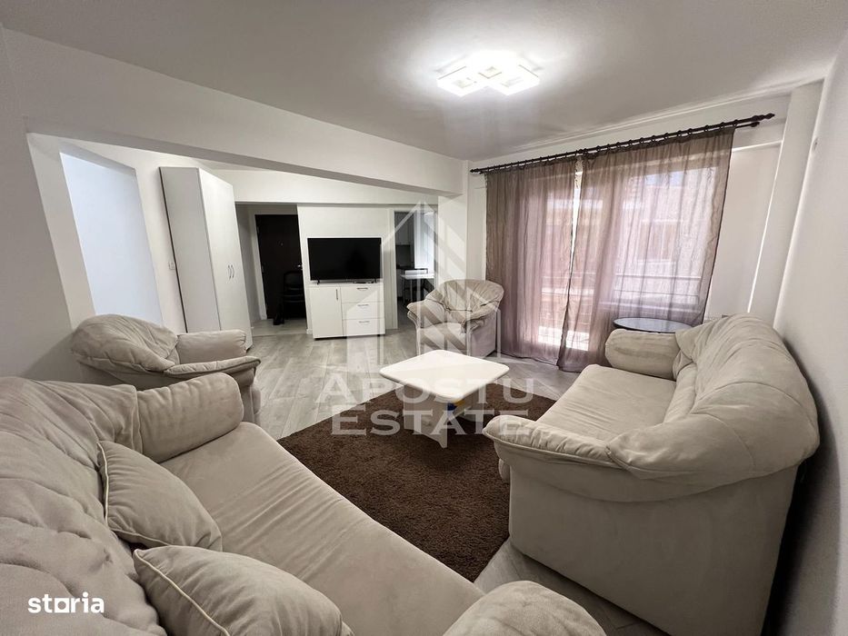 Apartament cu 2 camere de inchiriat, centrala proprie, zona Fabric