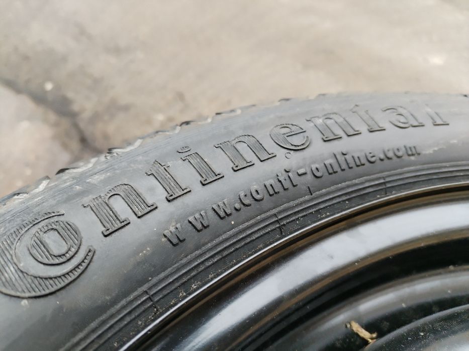 Roată Rezervă Slim Subțire 125 70 R16  Vw Golf 7,6,5 Seat Leon, Skoda