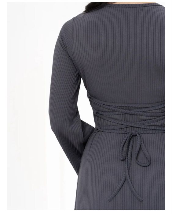 Платья повседневная серый