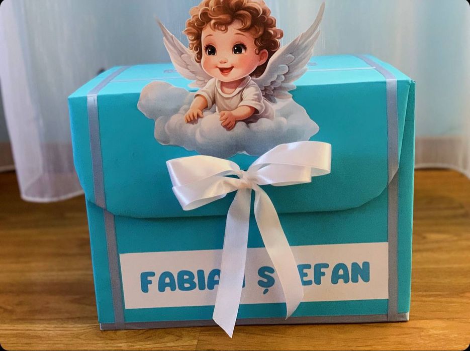 Cutie dar carton - botez / mot / nunta