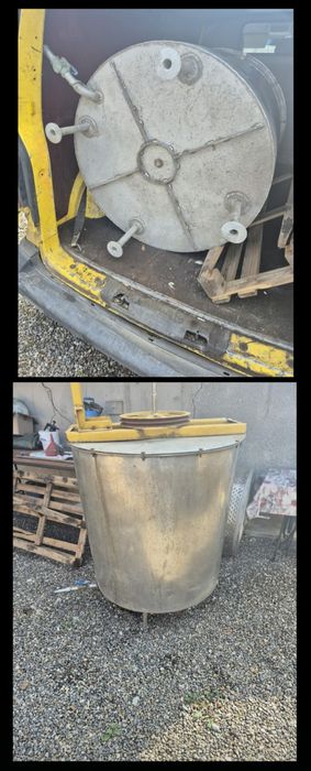 Bazin,cazan,mixer-inox alimentar 200-750 litrii