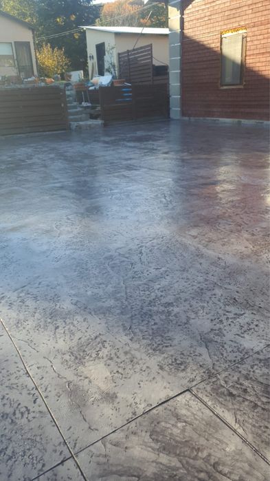 Beton amprentat.