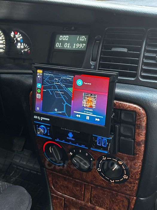 1 DIN – Android 14 Мултимедия Единичен дин Андроид Навигация Прибиращ