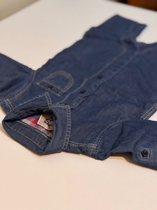 Джинсовый комбинезон