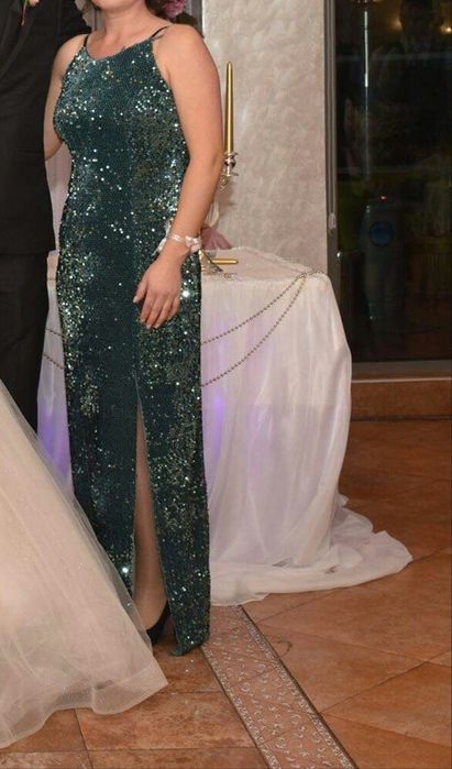 Официална рокля с пайети