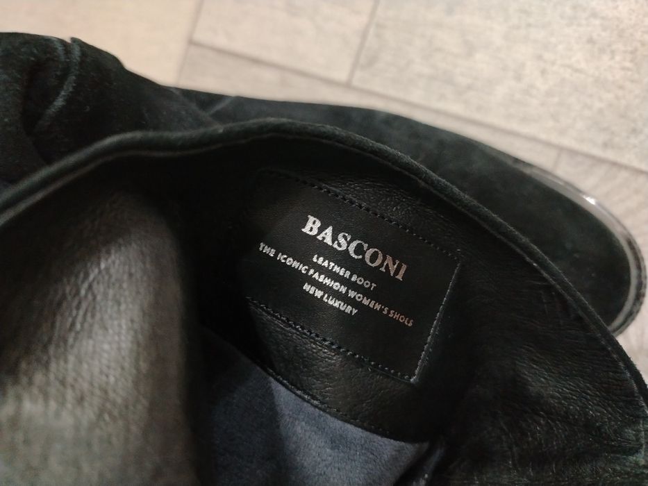 Сапоги замшевые женские