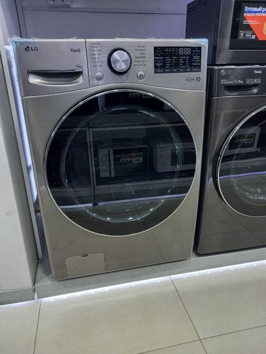 Стиральная машина LG 15 кг F0L9DYP2S AI DD TurboWash Steam ThinQ