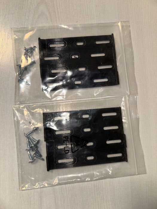 Auto set suporti numar inmatriculare slim 3D