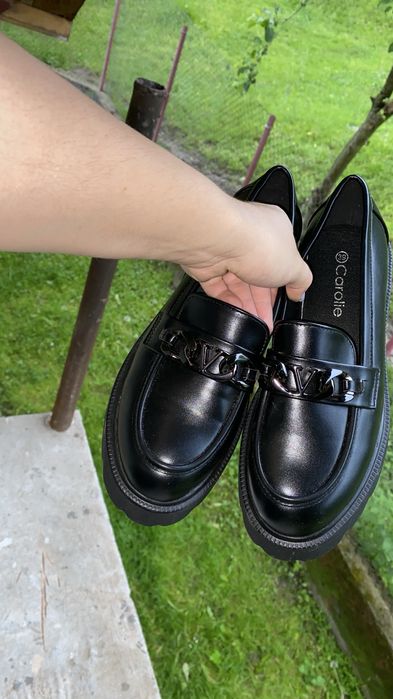 Mocasini dama din piele naturala