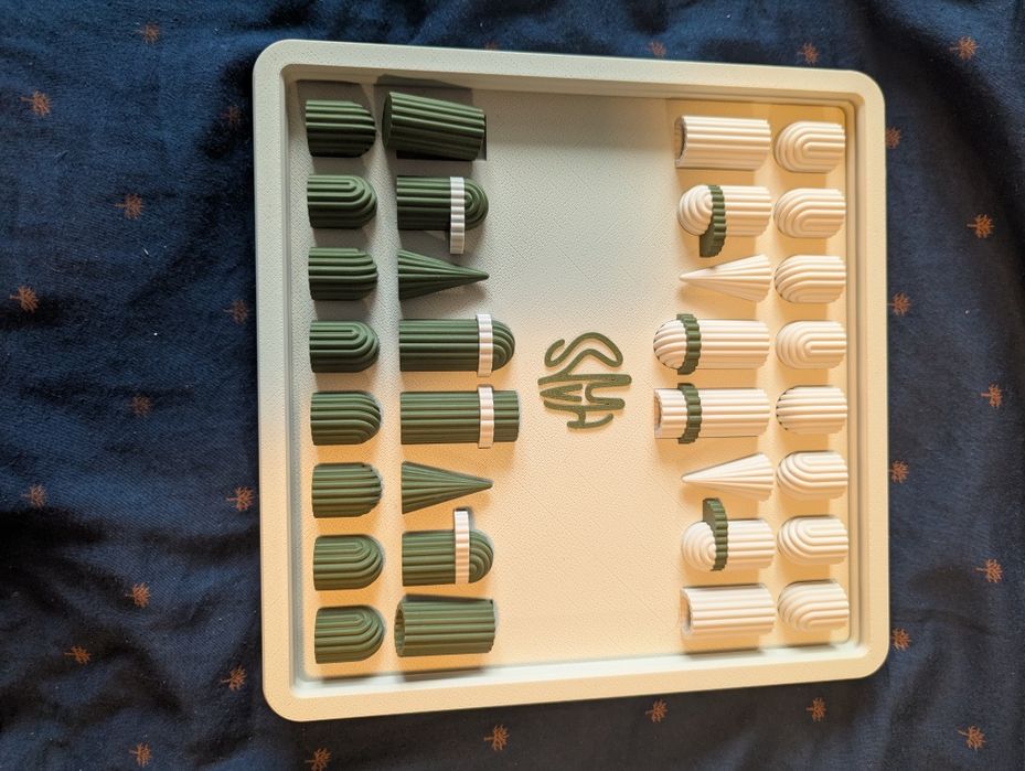 Дизайнерски Шах - 3D принтиран