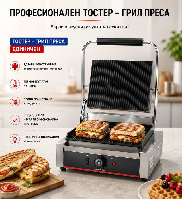 Професионални тостери – единичен и двоен