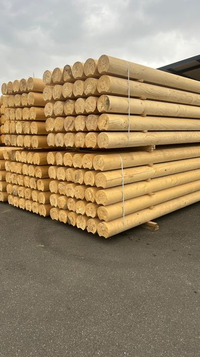 Lemn rotund calibrat pentru cabane