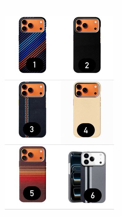 Huse Kevlar din Carbon - ultraslim - iphone 17 pro / max / air /