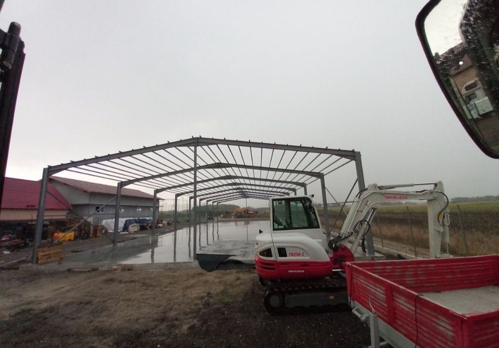 Vand hala structura metalică cu montaj sau fara