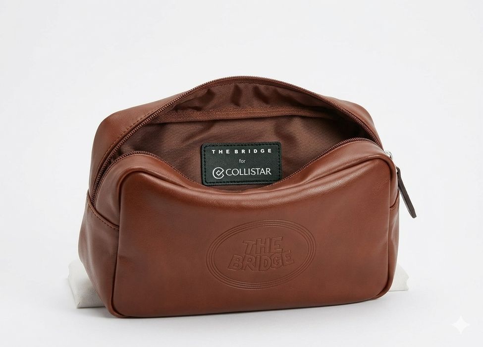 Кожаная косметичка The Bridge (Италия) / Collistar