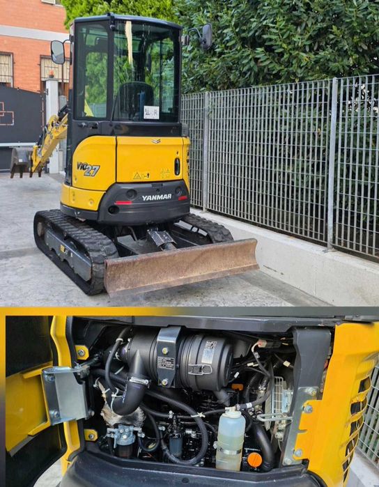 Cabină închisă miniexcavator YANMAR cu 260 ore NOU IMPECABIL