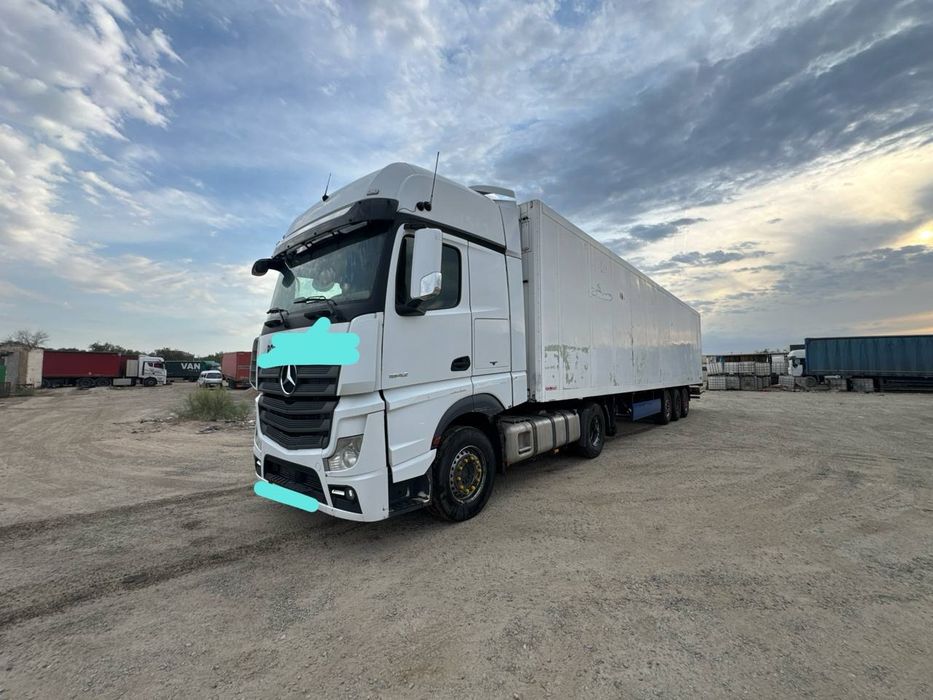 Mercedes Actros EURO 6 + SCHMITZ Реф Сотилади