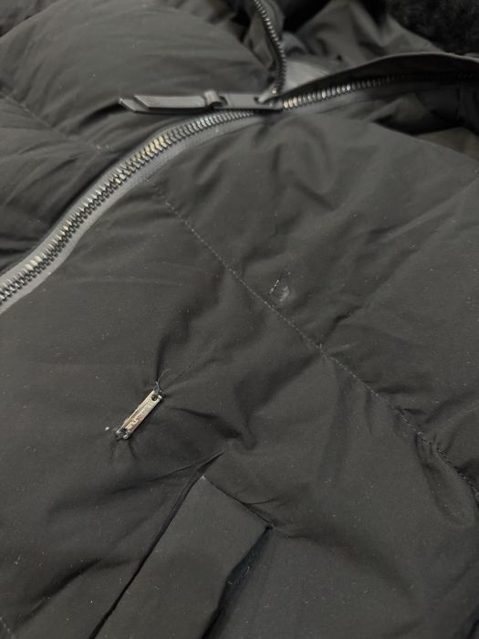 Дамско яке парка с пух Massimo Dutti XS-S със забележка