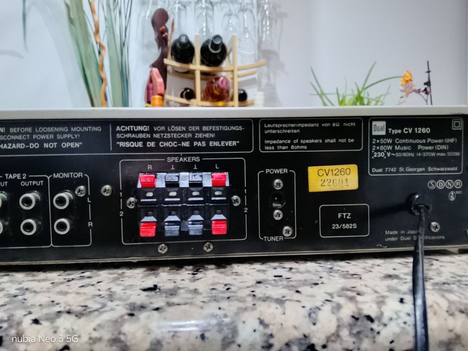 Linie Dual Amp 1260CV,Tuner CT 1260,Deck C 802,Boxe Dual