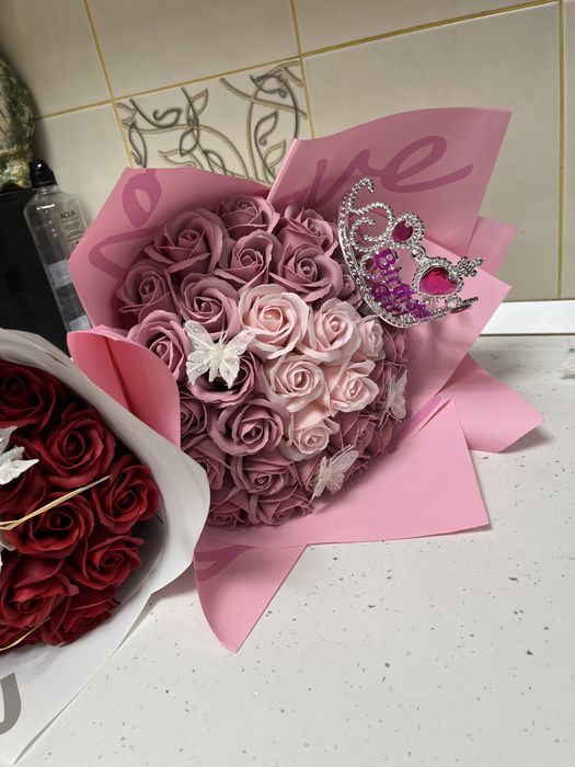 buchete trandafiri cadou perfect buchet sapun personalizate