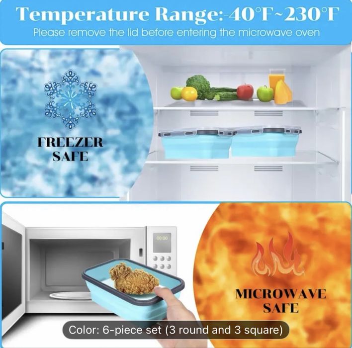 Set caserole silicon pliabile