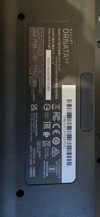 Tastatura Gaming Razer ORNATA V3