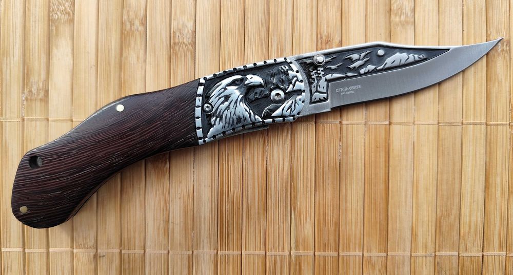 Сгъваем джобен нож Орел / Вълк