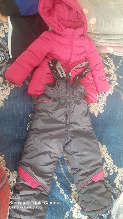 Куртка, комбенезон зимний. 86 см.