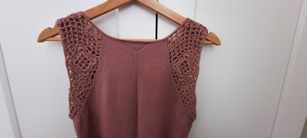 Пепелно розова рокля Mango Suit размер М