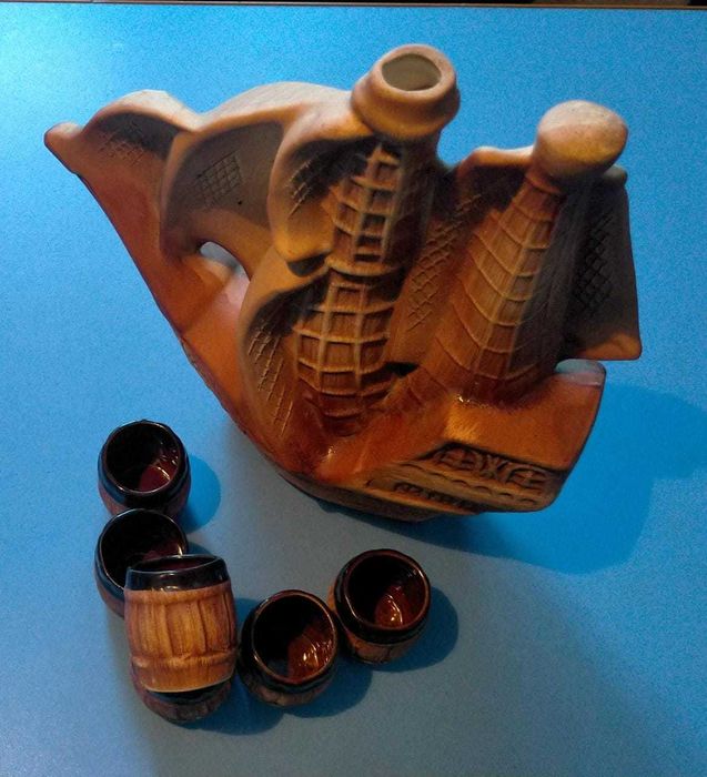 Набор "Морской" керамический для хранения напитков