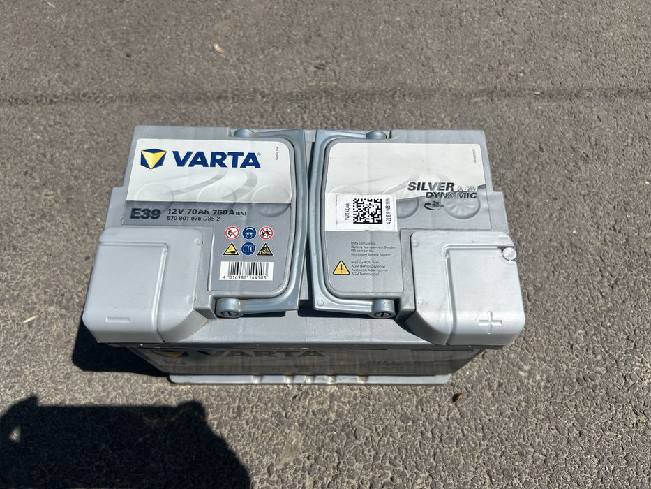 Baterie auto Varta AGM E39 70 Ah 760 A D. 278x175x190