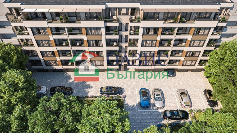 Апартамент с 1 спалня "до ключ" в нов комплекс "ИнтерХоумс 3", ул. Тутхон, Поморие,