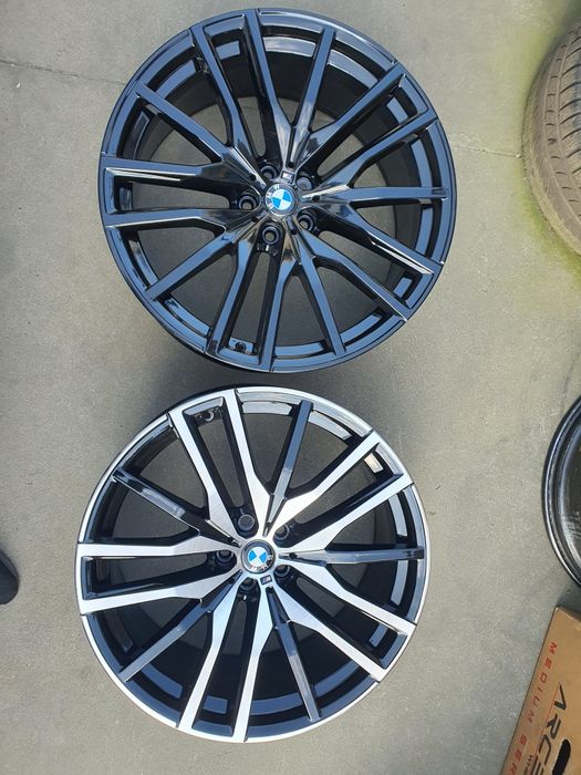 o janta Bmw X5,X6 originala  pe 22, Neagra sau dyamond cut