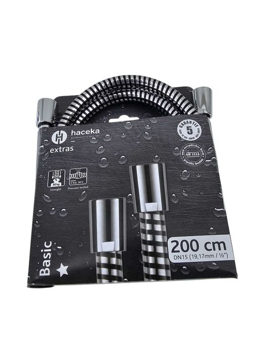 Furtun de dus flexibil cu protectie de silicon, 200 ml