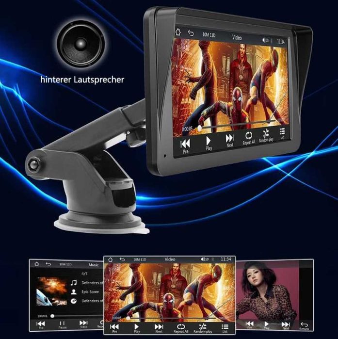 Android Авто Радио с Навигация – Безжичен CarPlay и Bluetooth, 7 инча