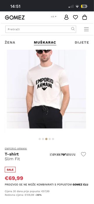 Emporio Armani XL оригинална!