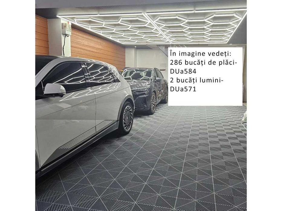 Pardoseala modulara gresie pătrată Gri. Terase Garaj Ateliere 30x30