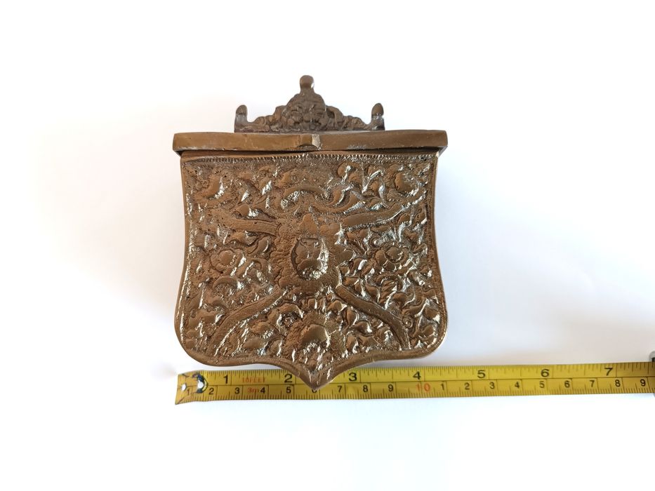 Бронзова Барутница Кутийка за Евзи Паласка Фишеклък