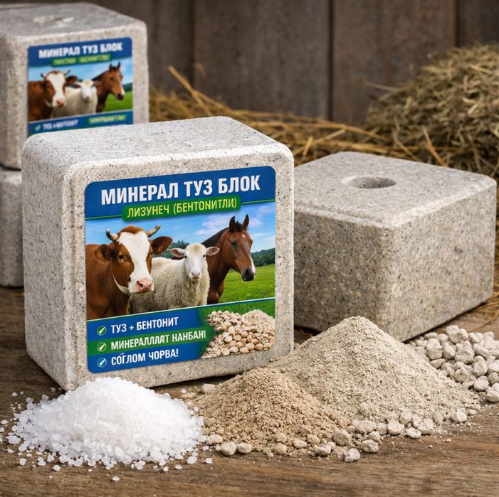 Bentonite - чорва ва парранда учун озука кушимчаси.