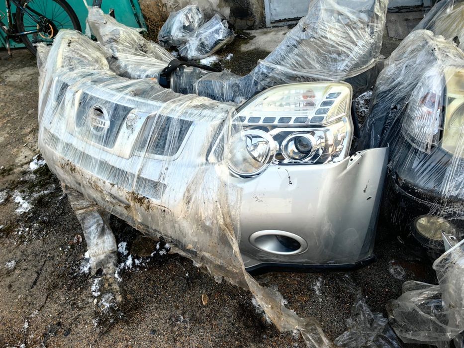 Ноускат бампер фары Nissan Xtrail