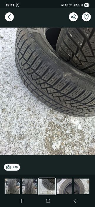 Vand 2 anvelope 225 60 17 continental de iarna bune