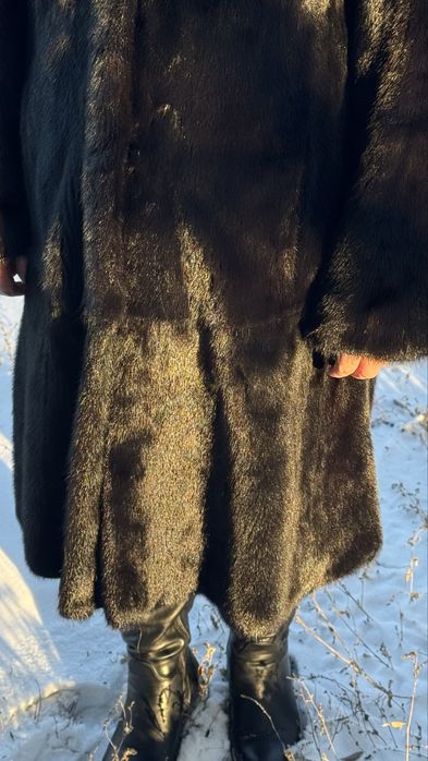 Норка шуба натуральный