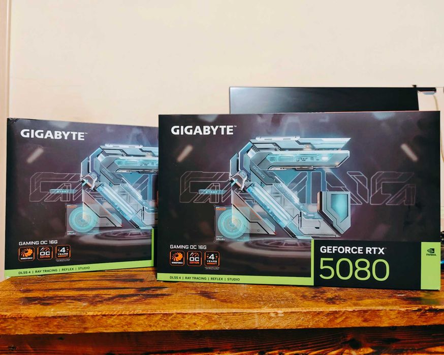 Чисто нова Gigabyte RTX 5080 Gaming OC 16GB – Запечатана