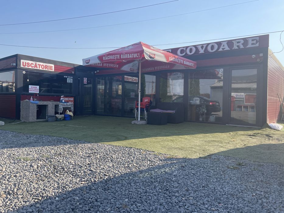 Vand spalatorie self service si de covoare cu teren intravilan mare