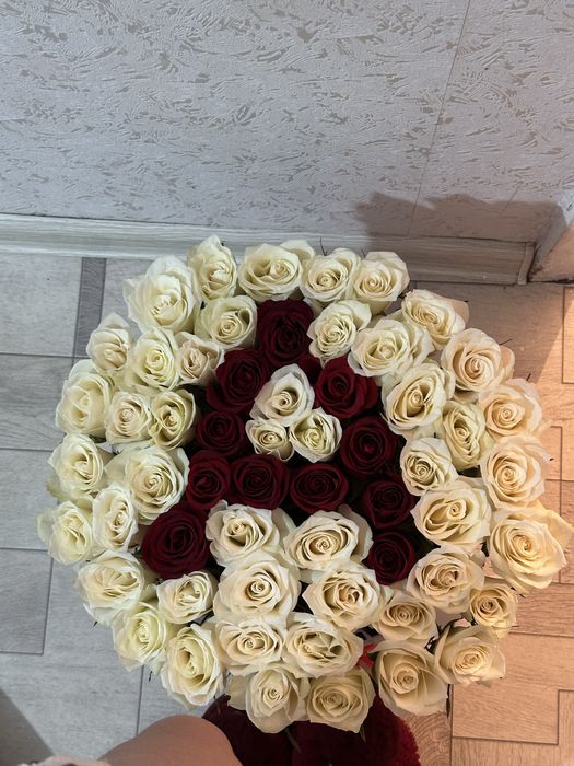 57 шт роза свежий