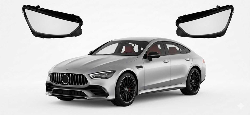 Стъкла за фар / Капаци за фарове Mercedes AMG GT X290 2019-2022