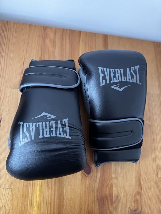 Manusi Everlast Powerlock 2 Hook & Loop 14oz si bandaje Everlast